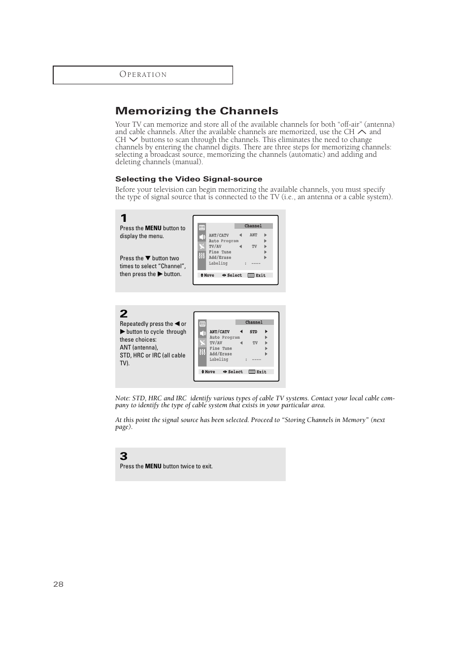 Samsung TXN2734FX-XAA User Manual | Page 28 / 59