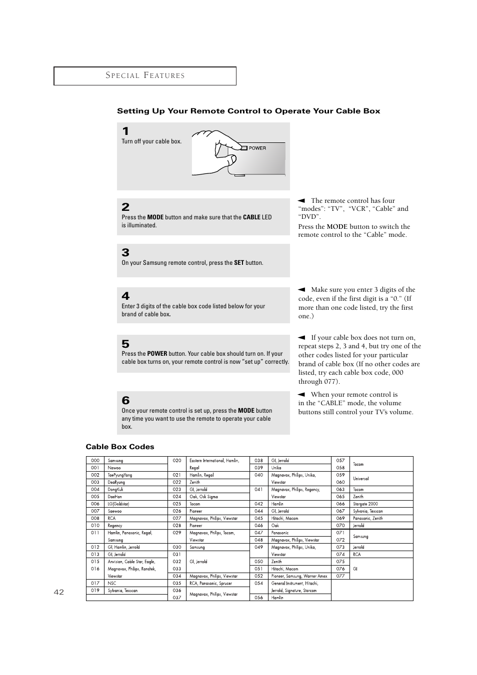 Samsung TXN2734FX-XAA User Manual | Page 42 / 59