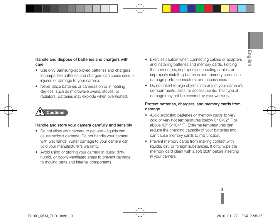 Samsung EC-PL100ZBPPPA User Manual | Page 3 / 72