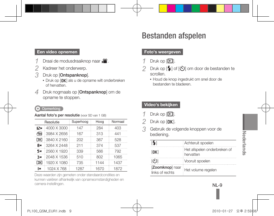 Bestanden afspelen | Samsung EC-PL100ZBPPPA User Manual | Page 59 / 72