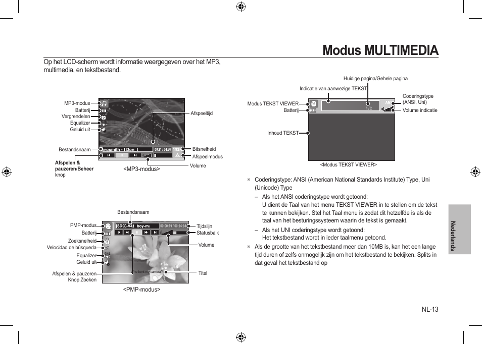 Modus multimedia | Samsung i8 User Manual | Page 105 / 128