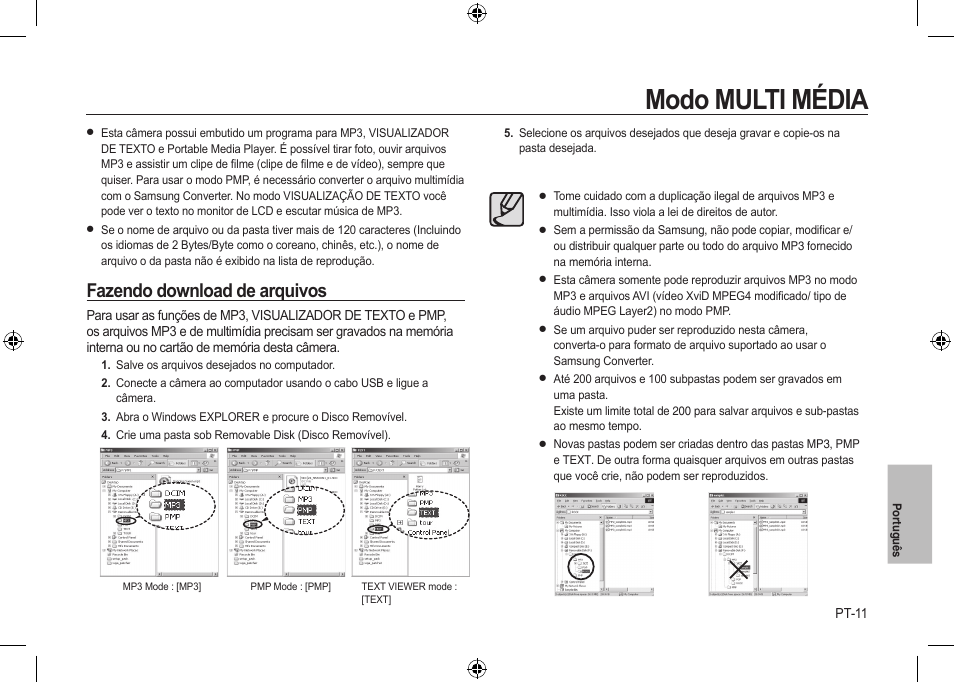 Modo multi média, Fazendo download de arquivos | Samsung i8 User Manual | Page 121 / 128