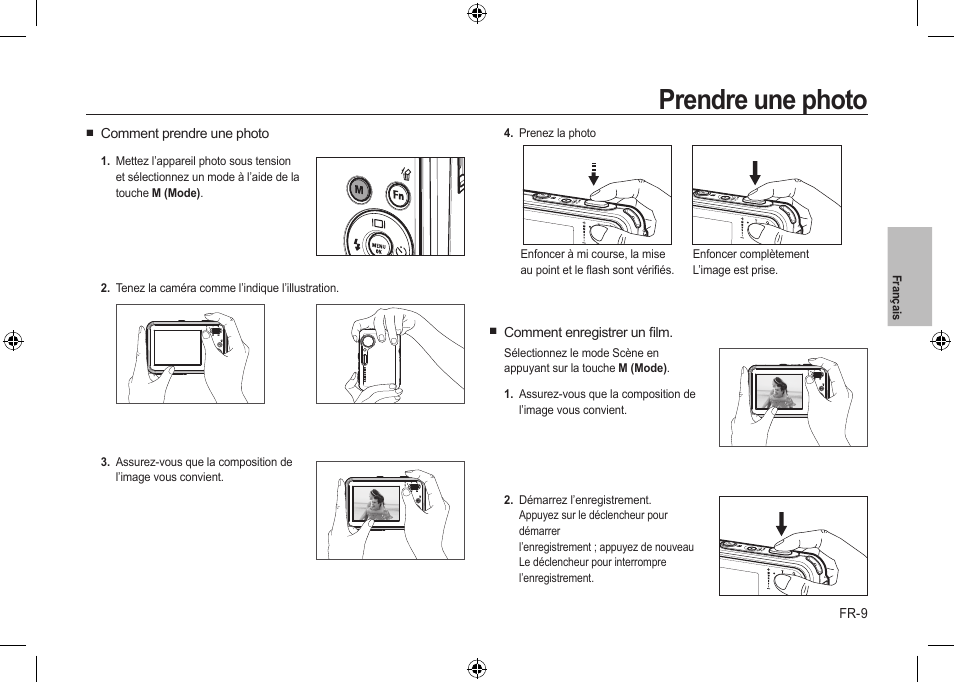 Prendre une photo | Samsung i8 User Manual | Page 47 / 128