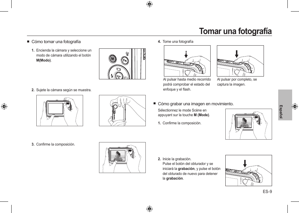 Tomar una fotografía | Samsung i8 User Manual | Page 65 / 128