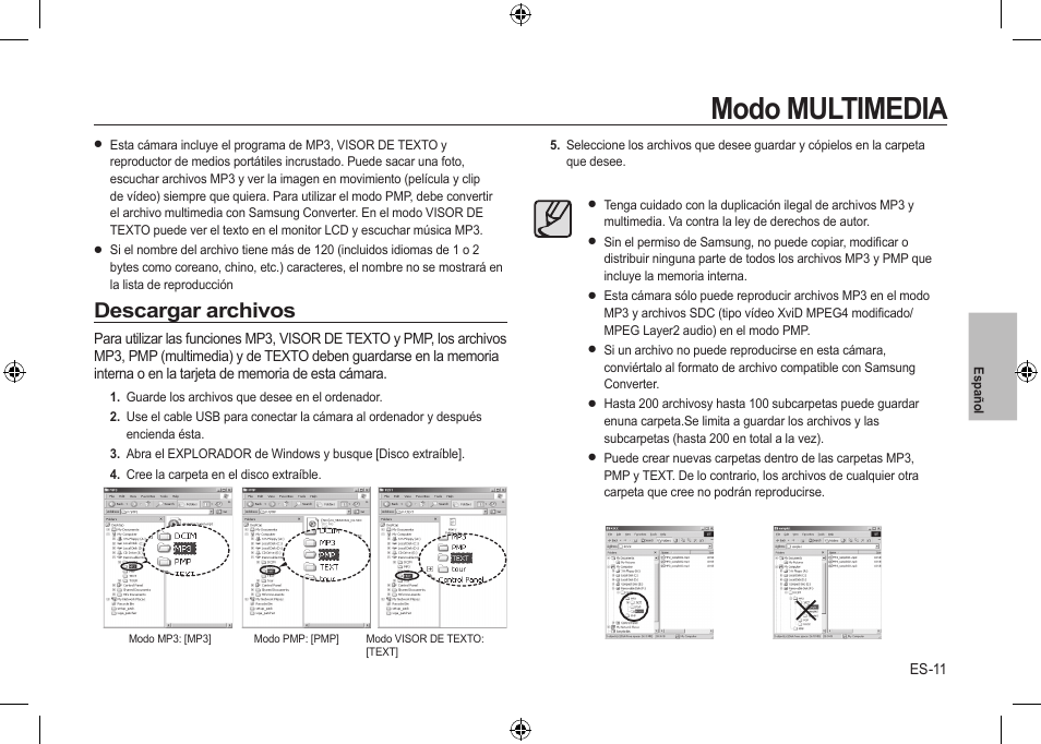 Modo multimedia, Descargar archivos | Samsung i8 User Manual | Page 67 / 128