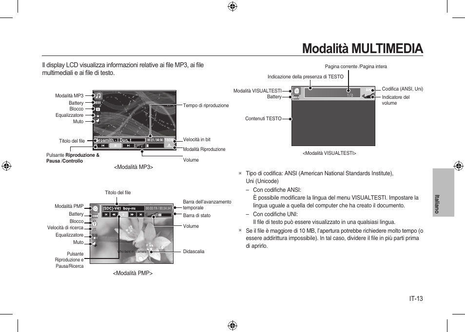 Modalità multimedia | Samsung i8 User Manual | Page 87 / 128