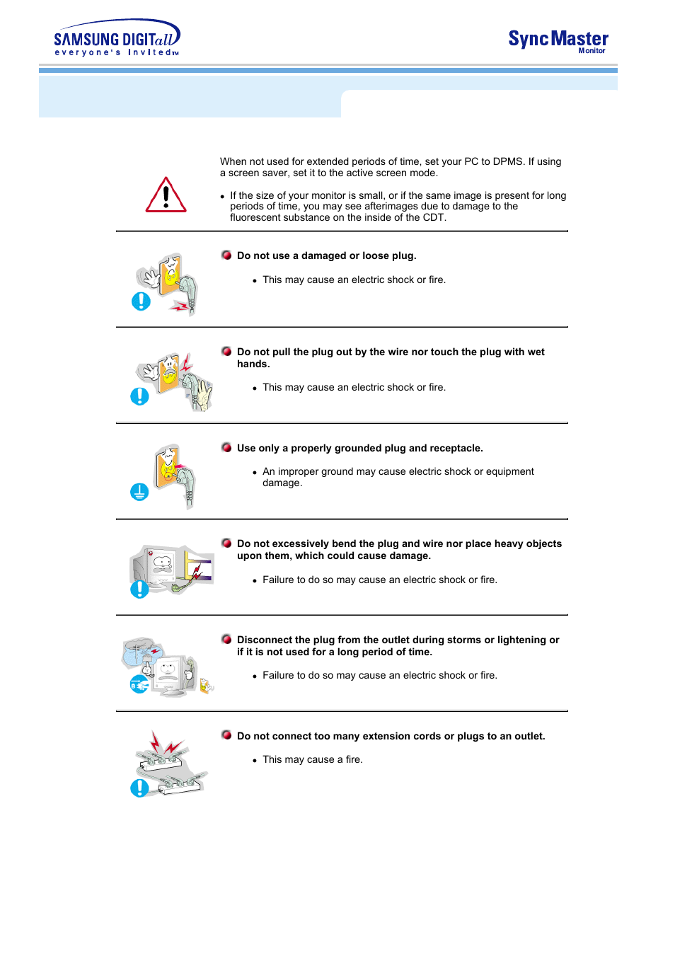 Power | Samsung LE17KSBBHQ User Manual | Page 4 / 50