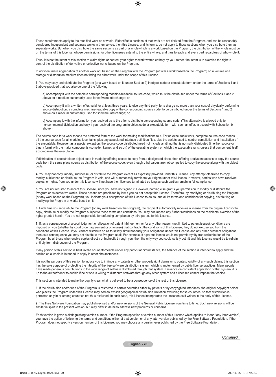 Samsung LNT4042HX-XAA User Manual | Page 72 / 147