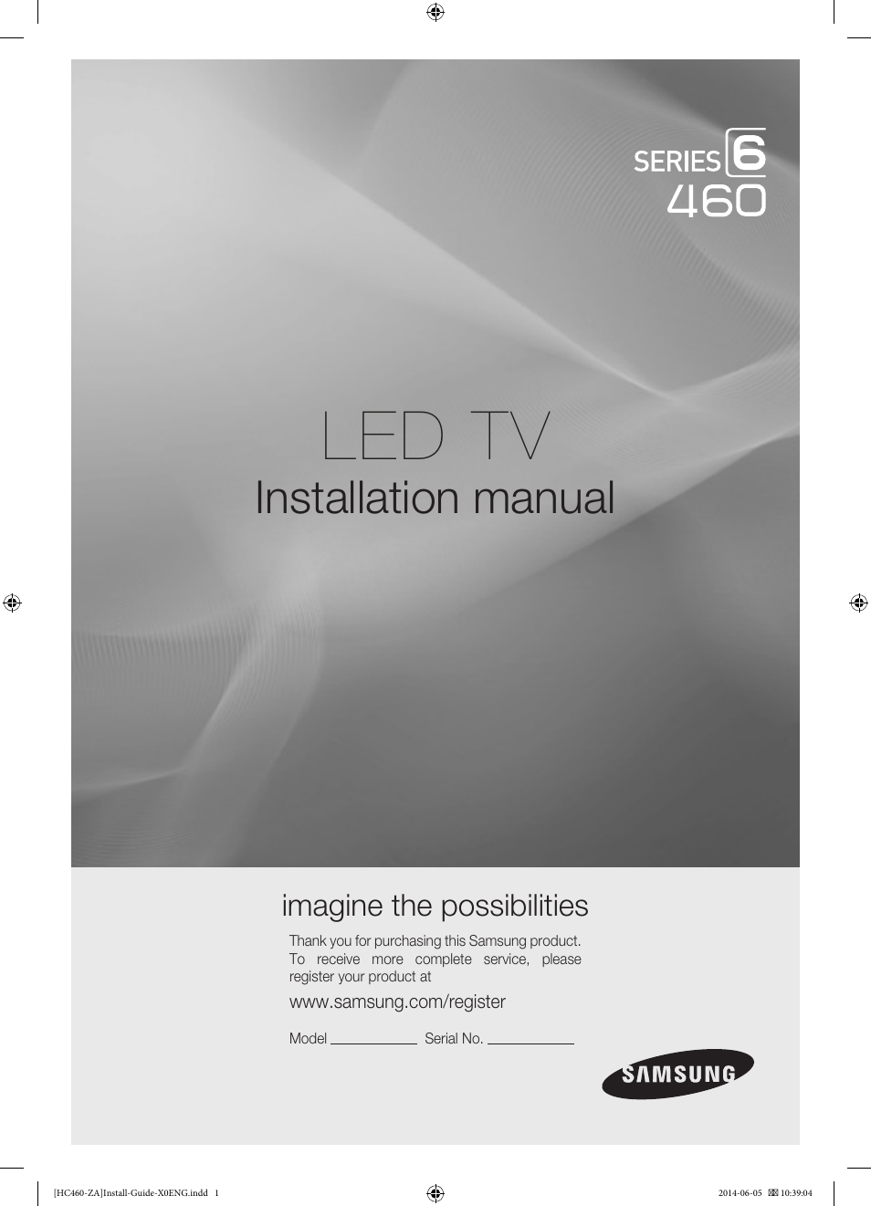 Samsung HG40NC460KFXZA User Manual | 39 pages