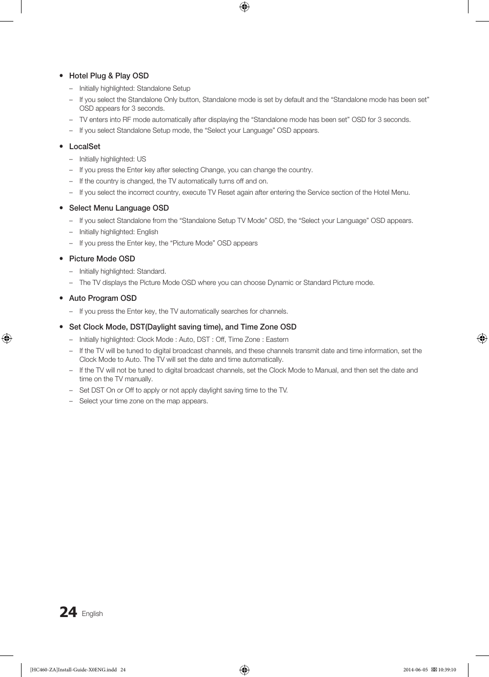 Samsung HG40NC460KFXZA User Manual | Page 24 / 39
