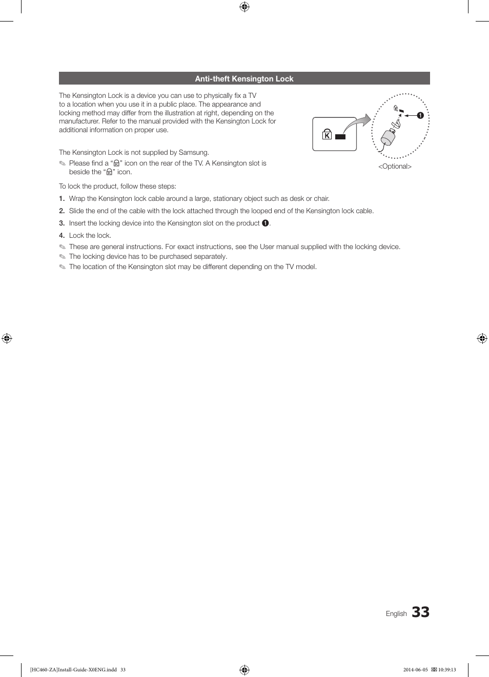 Samsung HG40NC460KFXZA User Manual | Page 33 / 39
