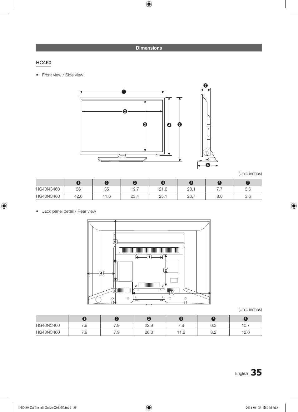 Samsung HG40NC460KFXZA User Manual | Page 35 / 39