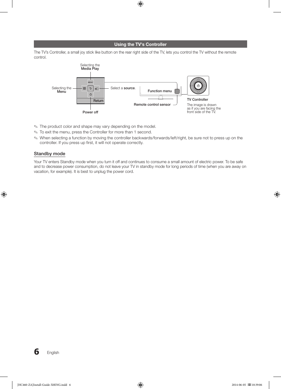 Samsung HG40NC460KFXZA User Manual | Page 6 / 39