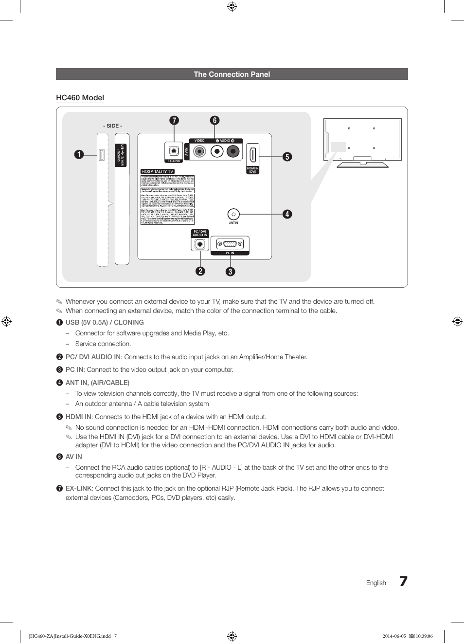 Samsung HG40NC460KFXZA User Manual | Page 7 / 39