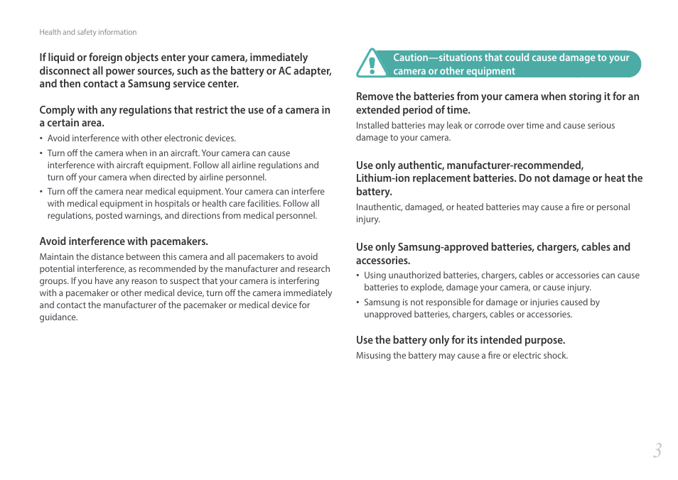 Samsung EV-NX2000BABUS User Manual | Page 4 / 203