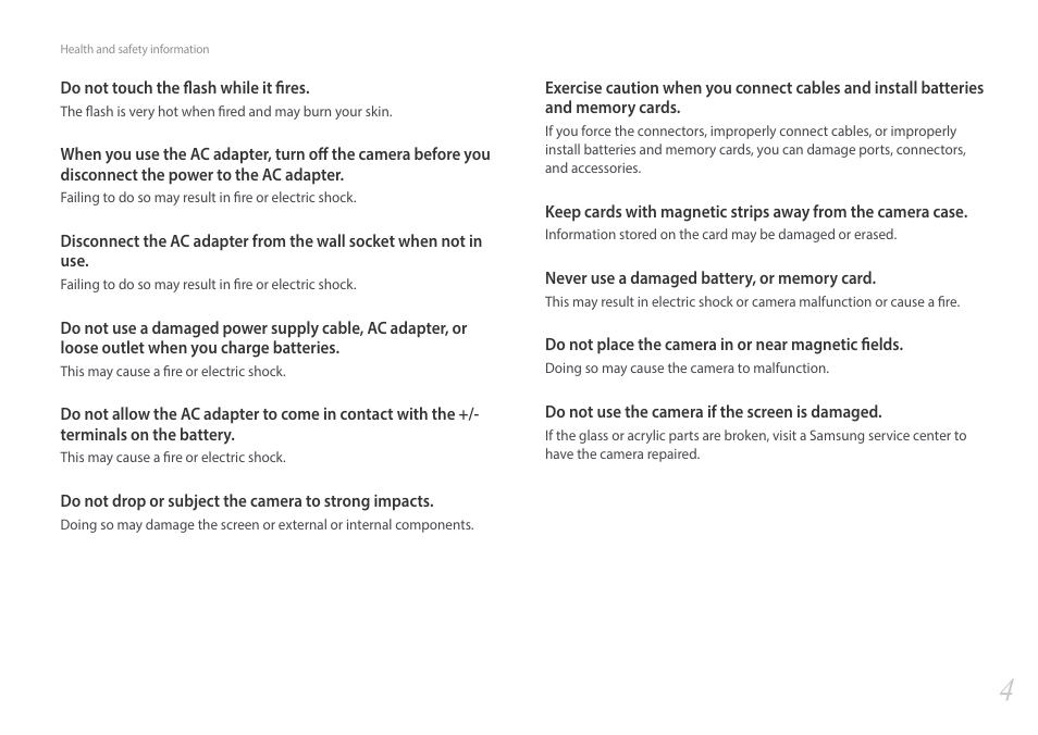 Samsung EV-NX2000BABUS User Manual | Page 5 / 203