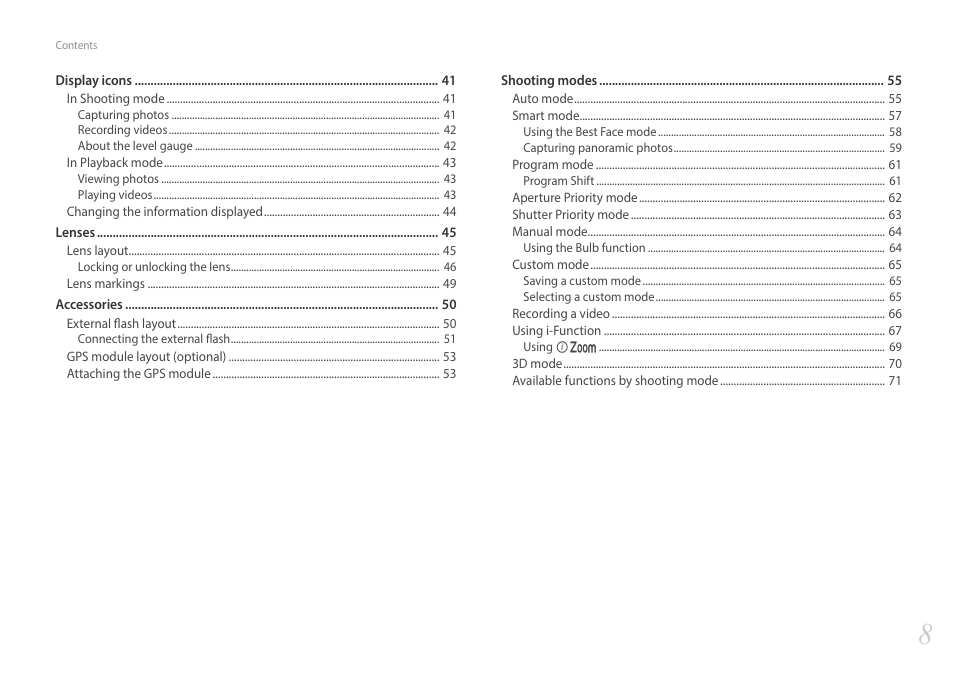 Samsung EV-NX2000BABUS User Manual | Page 9 / 203