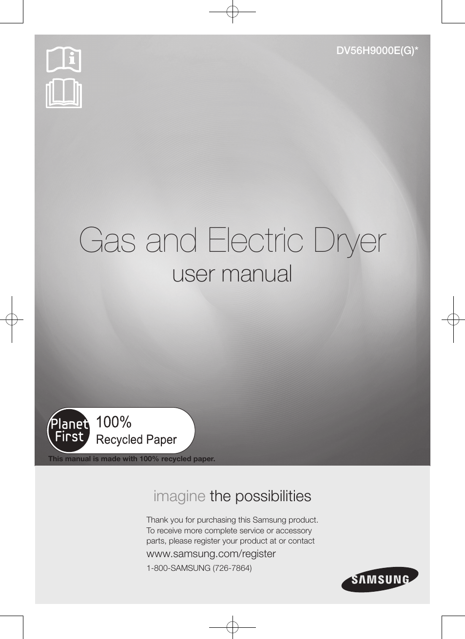 Samsung DV56H9000EW-A2 User Manual | 120 pages