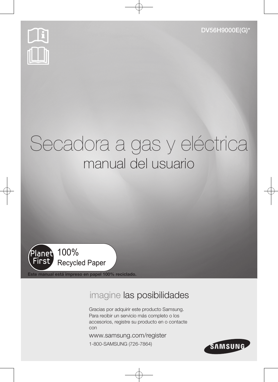 Dv9000ha dry_dv56h_user manual_dc68-03170h_mes.pdf, Secadora a gas y eléctrica, Manual del usuario | Imagine las posibilidades | Samsung DV56H9000EW-A2 User Manual | Page 81 / 120