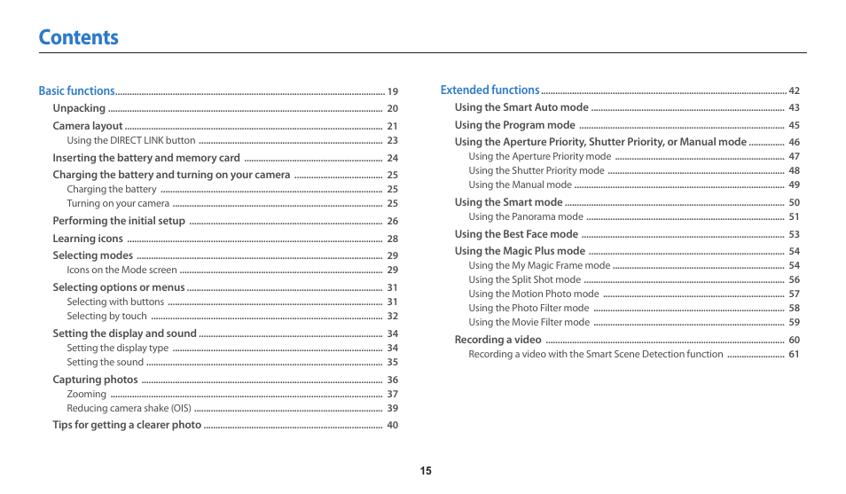 Samsung EC-WB250FBPBUS User Manual | Page 16 / 166