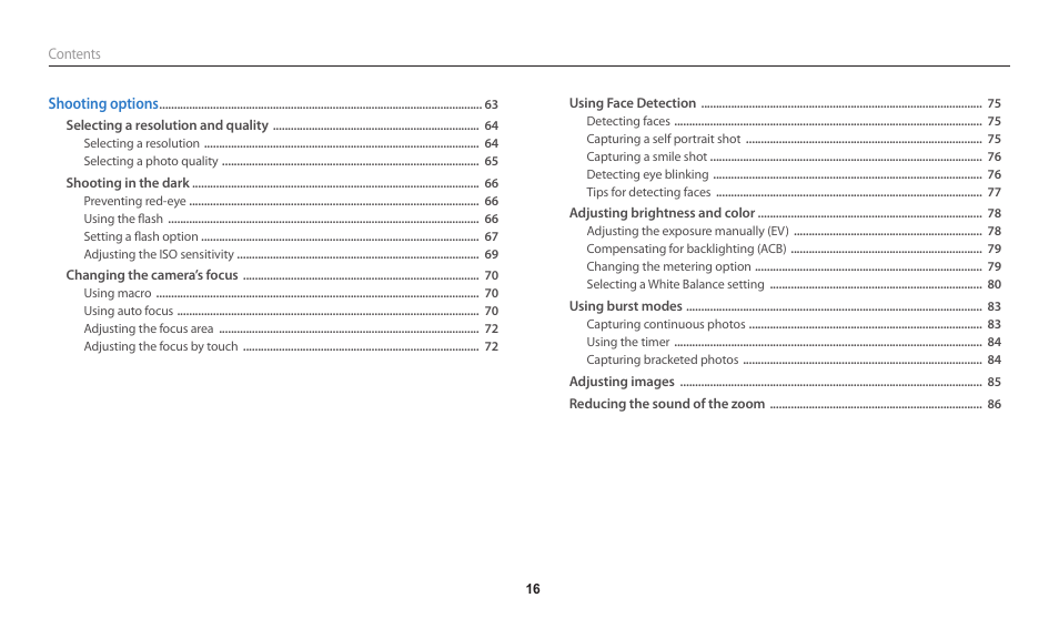 Samsung EC-WB250FBPBUS User Manual | Page 17 / 166