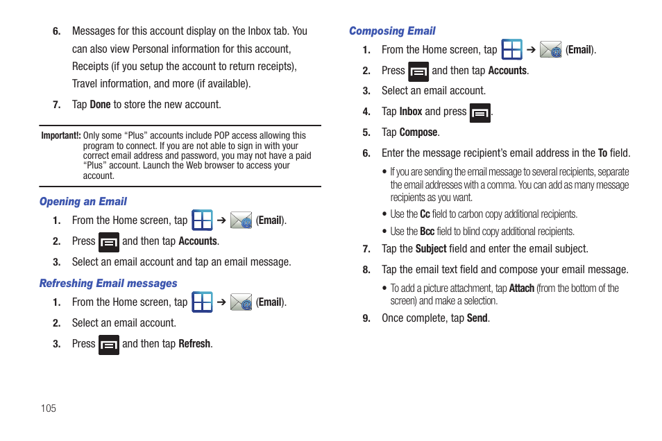 Samsung SGH-T959HAVTMB User Manual | Page 110 / 256