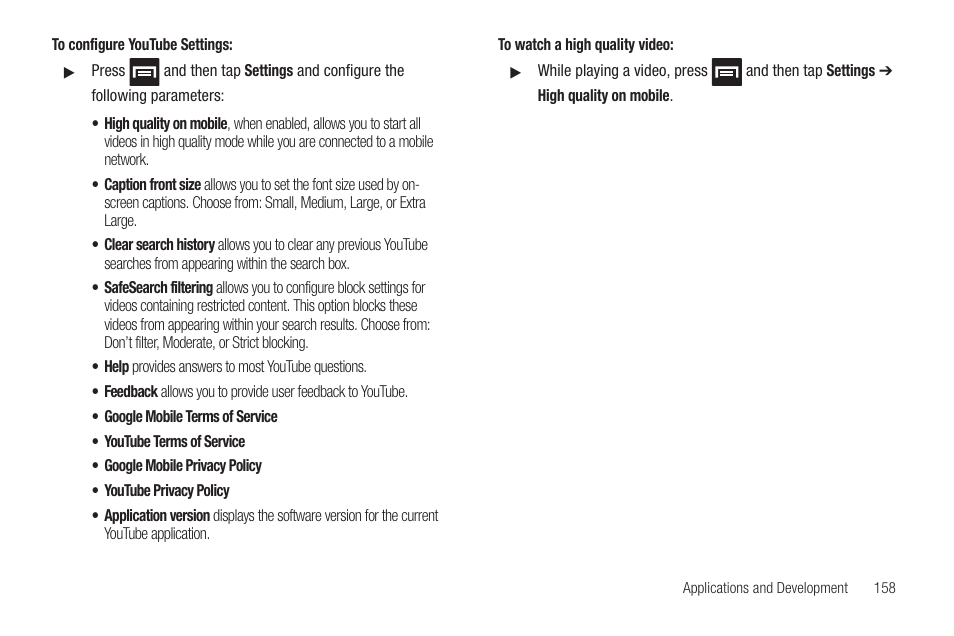 Samsung SGH-T959HAVTMB User Manual | Page 163 / 256