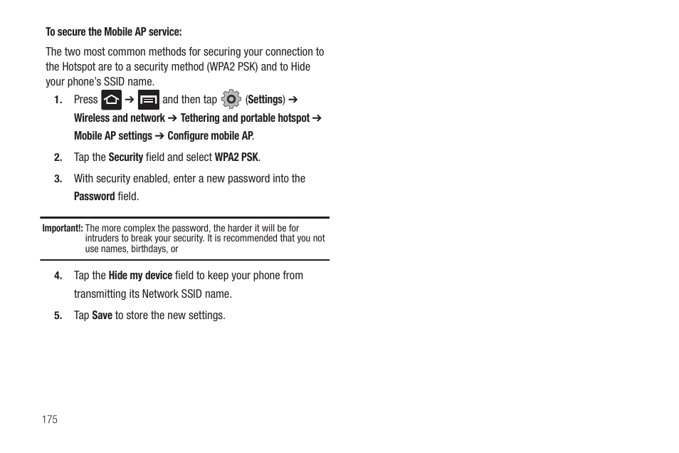 Samsung SGH-T959HAVTMB User Manual | Page 180 / 256