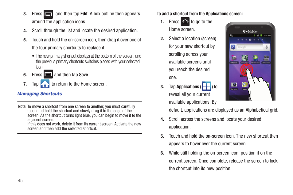 Samsung SGH-T959HAVTMB User Manual | Page 50 / 256