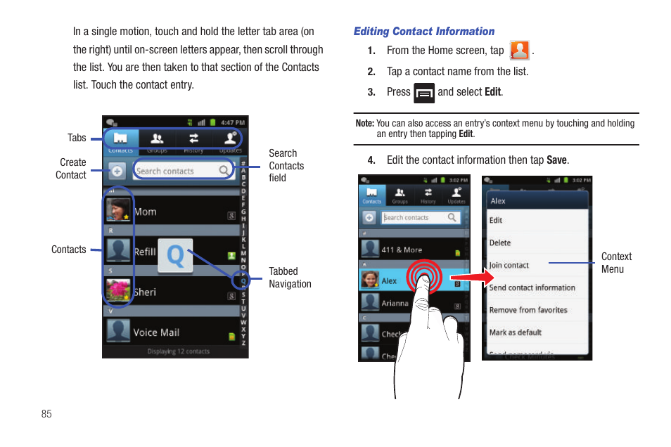 Samsung SGH-T959HAVTMB User Manual | Page 90 / 256