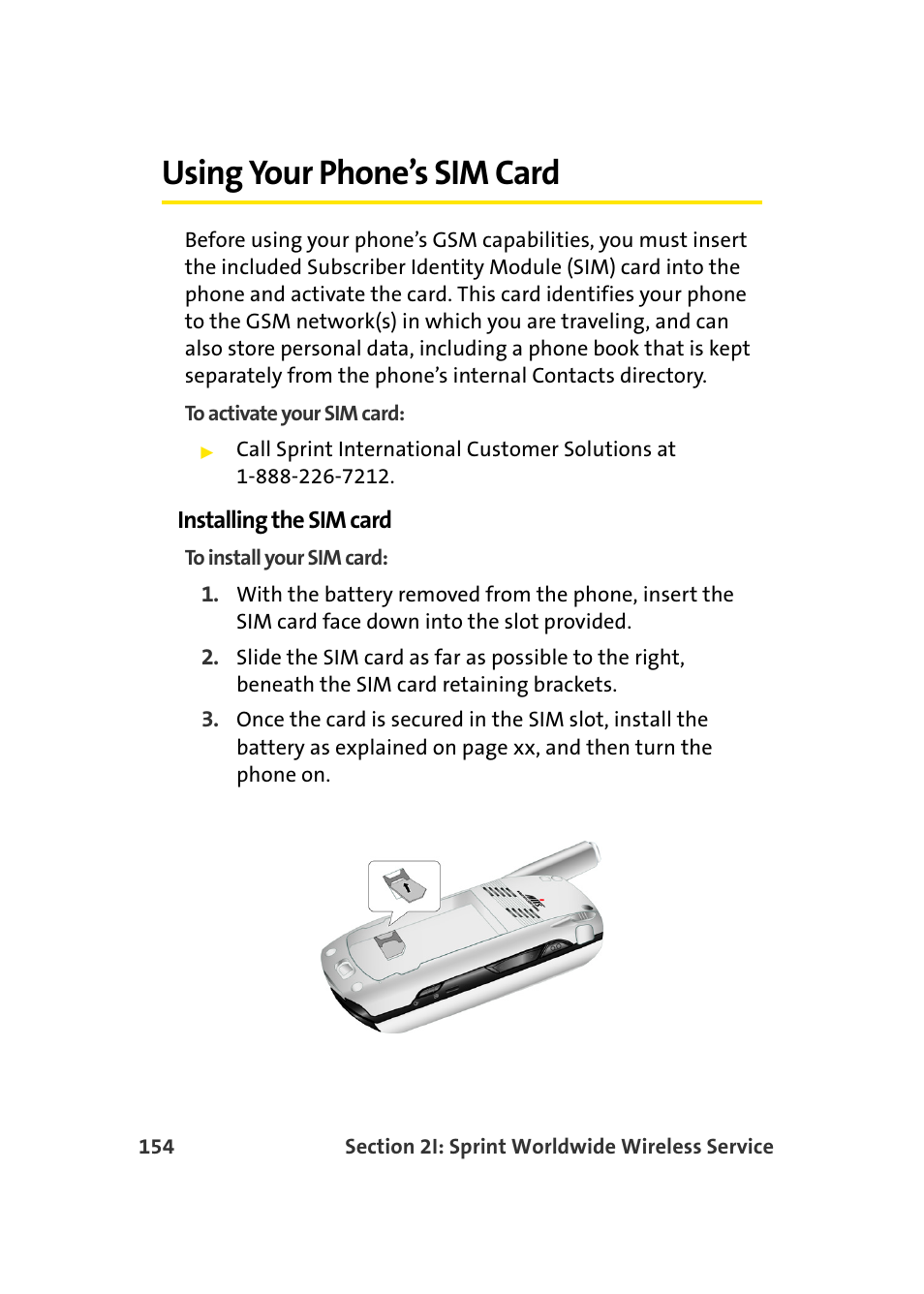 Using your phone’s sim card | Samsung SCH-I830MSASPR User Manual | Page 162 / 236