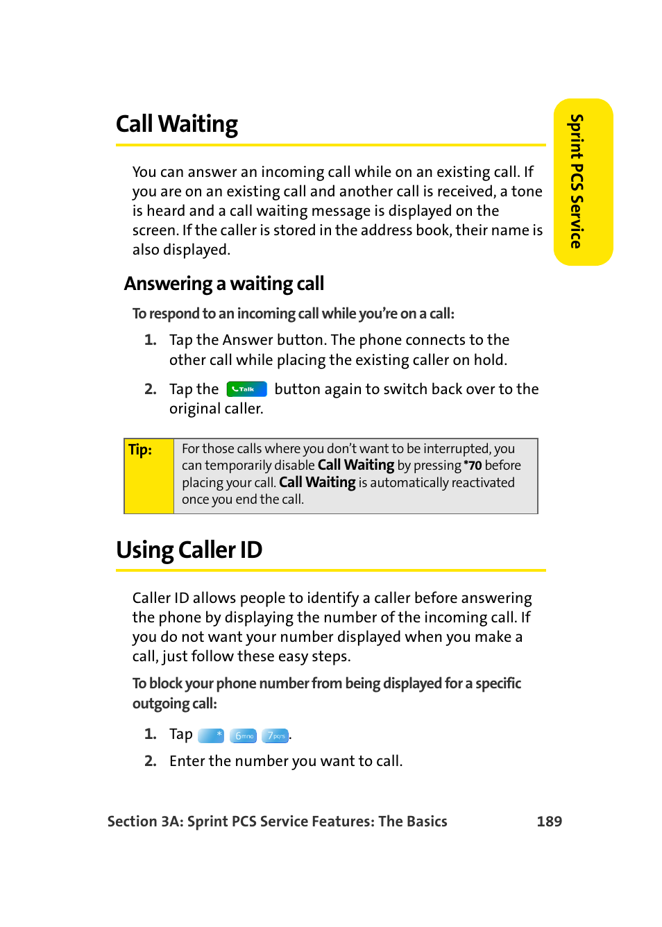 Call waiting, Answering a waiting call, Using caller id | Samsung SCH-I830MSASPR User Manual | Page 197 / 236