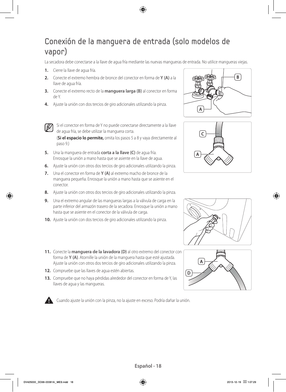Samsung DV42H5200GF-A3 User Manual | Page 106 / 132