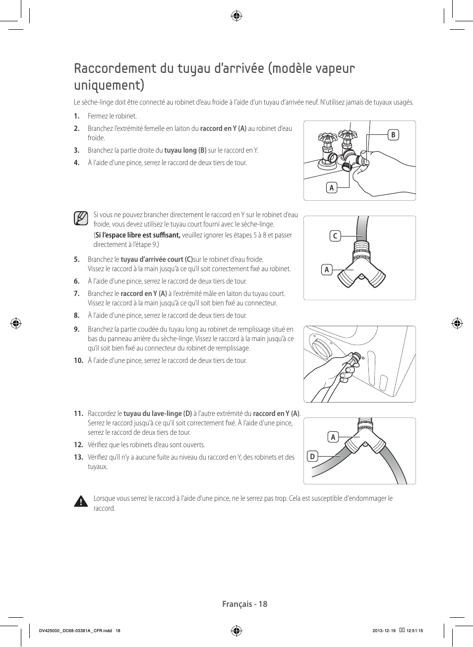 Samsung DV42H5200GF-A3 User Manual | Page 62 / 132