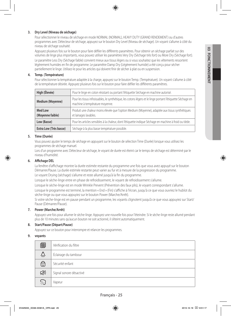 Samsung DV42H5200GF-A3 User Manual | Page 69 / 132