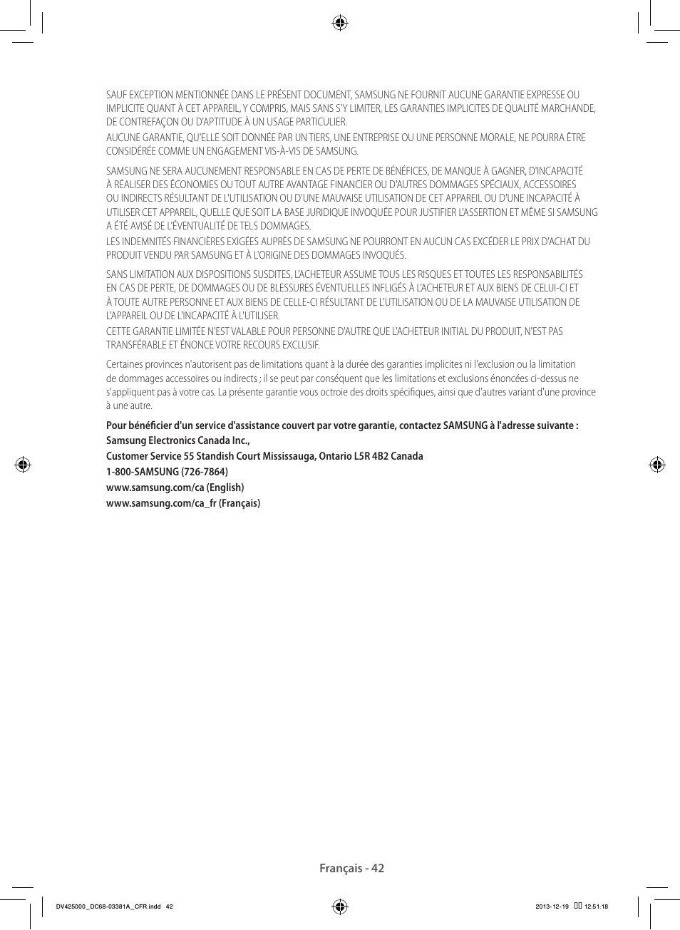 Samsung DV42H5200GF-A3 User Manual | Page 86 / 132