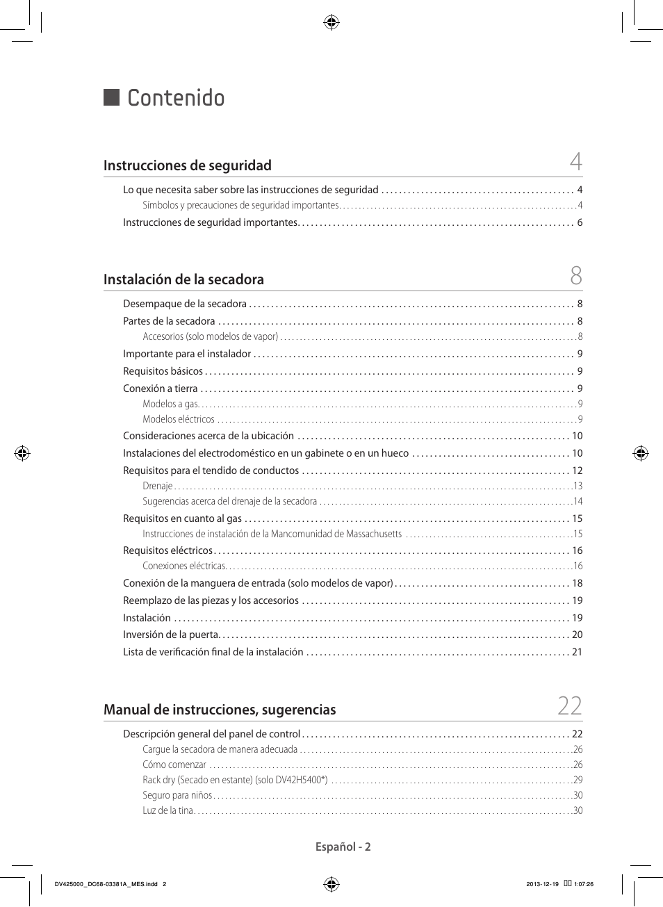 Samsung DV42H5200GF-A3 User Manual | Page 90 / 132