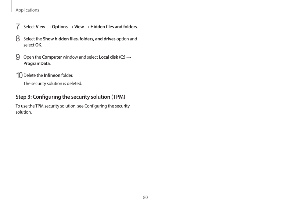 Samsung NP940X3G-S02US User Manual | Page 80 / 149