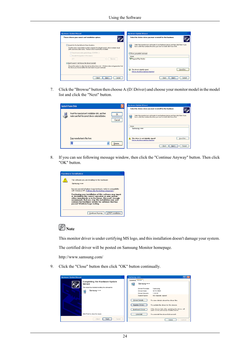 Samsung LS20MYKRFV-XAA User Manual | Page 25 / 79