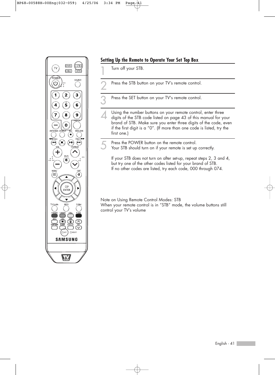 Samsung HLS6188WX-XAA User Manual | Page 41 / 160
