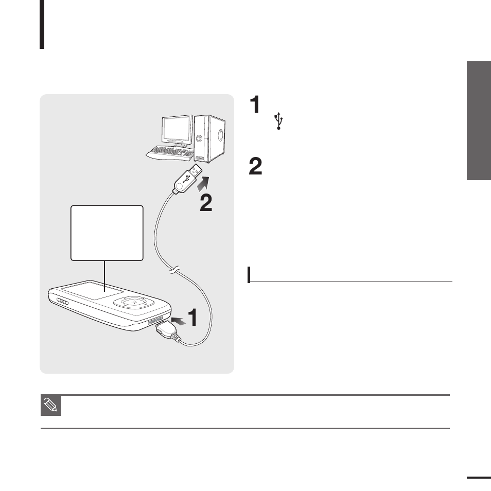 Charging the battery | Samsung YP-T9JQB-XAA User Manual | Page 11 / 77