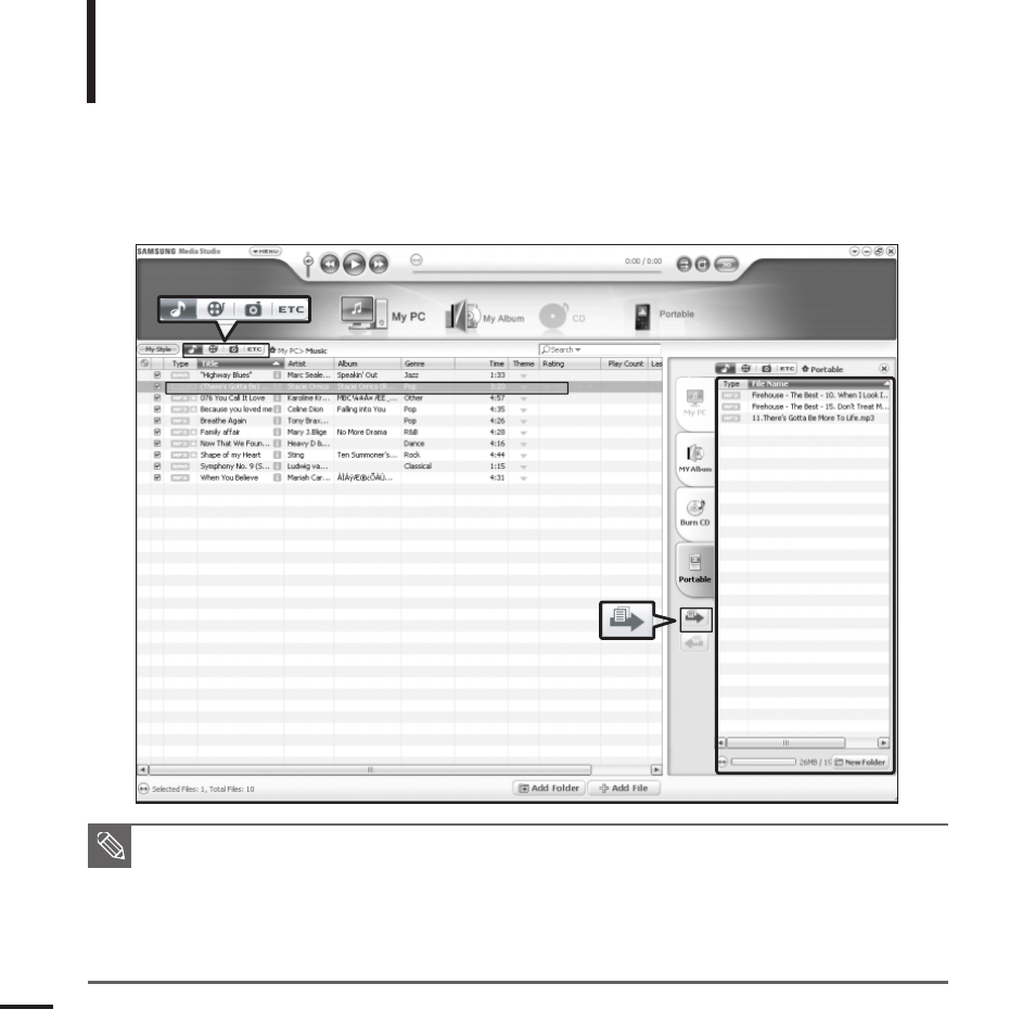 Samsung YP-T9JQB-XAA User Manual | Page 20 / 77