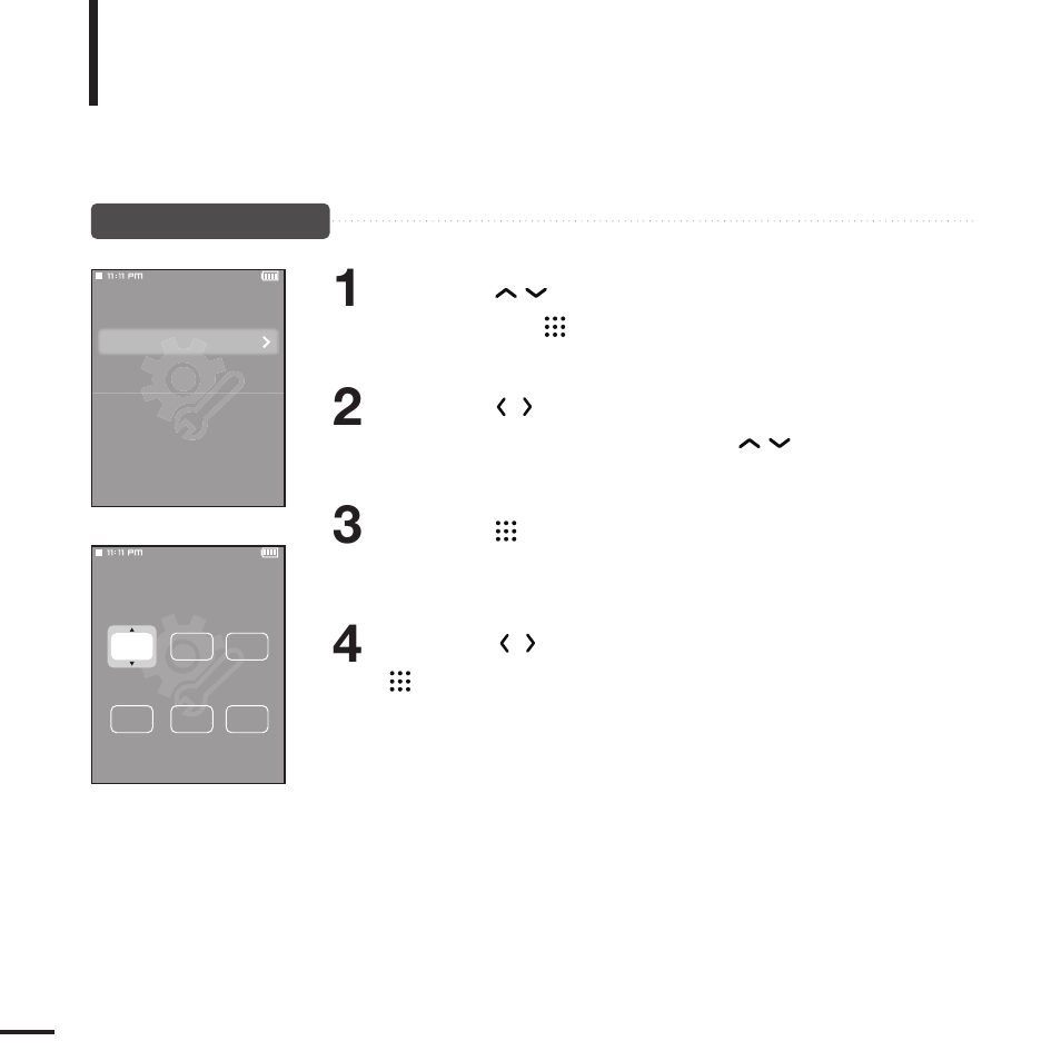 Setting time, Continued) | Samsung YP-T9JQB-XAA User Manual | Page 62 / 77