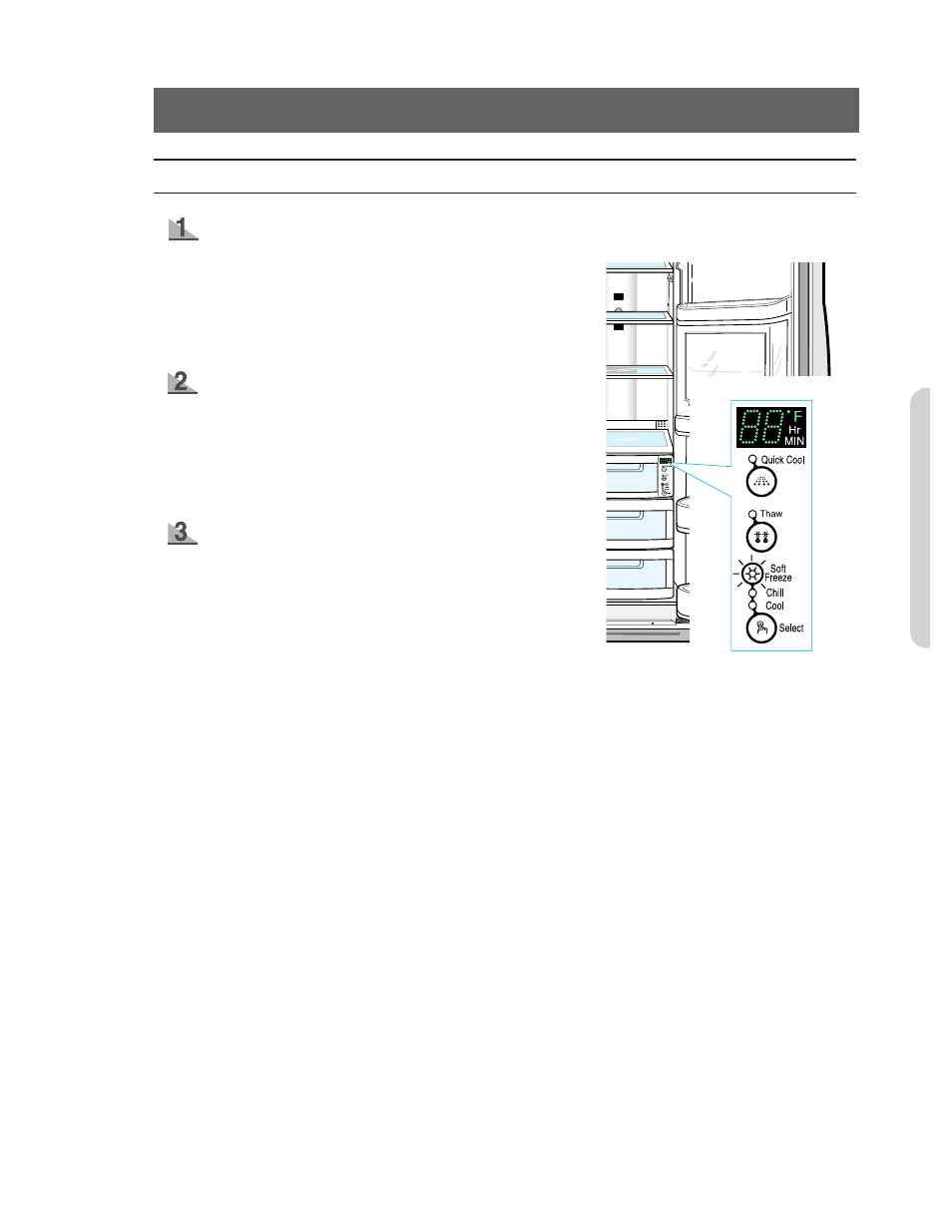 Coolselect zone, Drawer guide | Samsung RS2555SW-XAC User Manual | Page 11 / 32