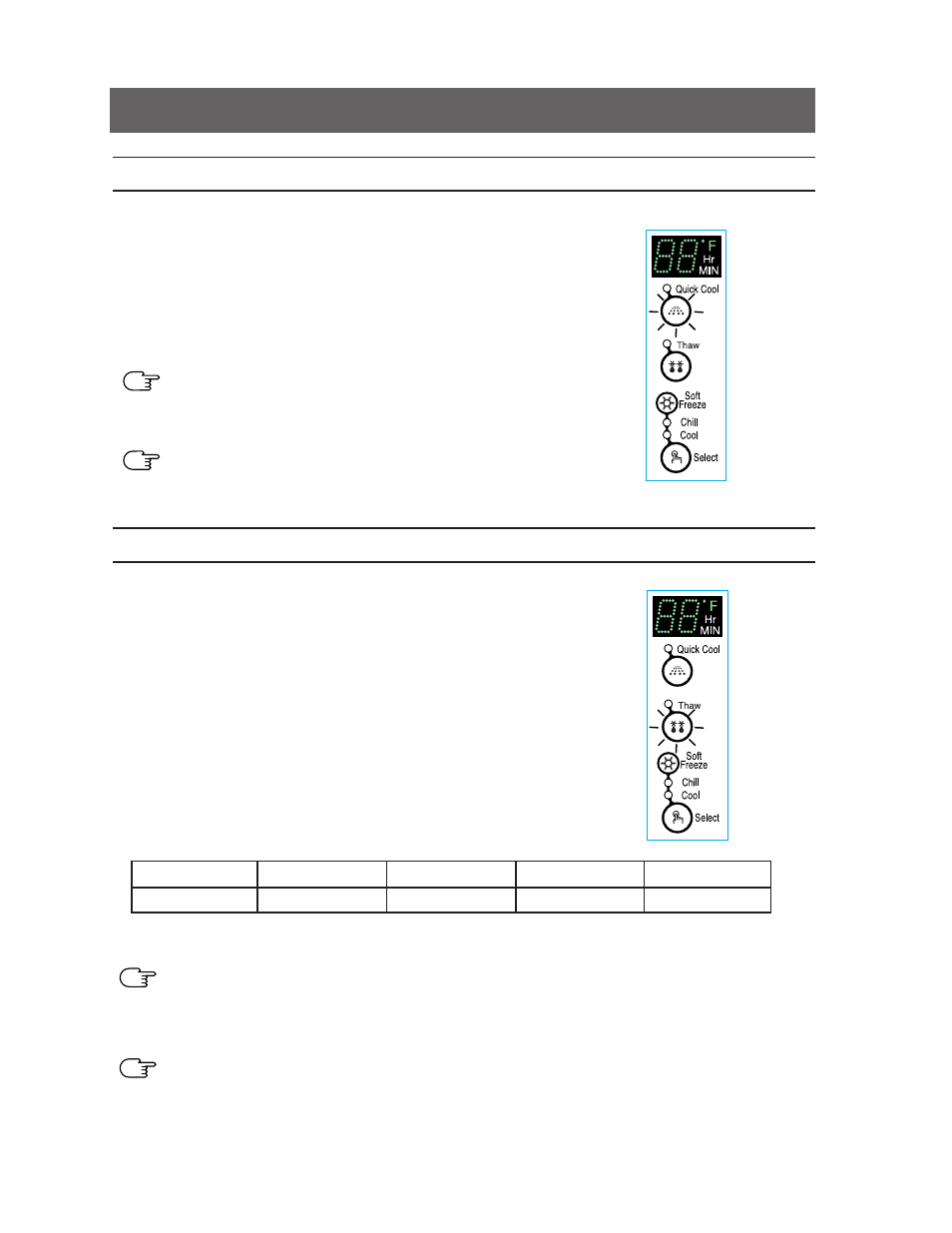 Coolselect zone, Drawer guide, Quick cool” button “thaw” button | Samsung RS2555SW-XAC User Manual | Page 12 / 32