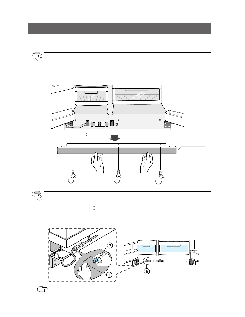 Removing the refrigerator doors | Samsung RS2555SW-XAC User Manual | Page 18 / 32