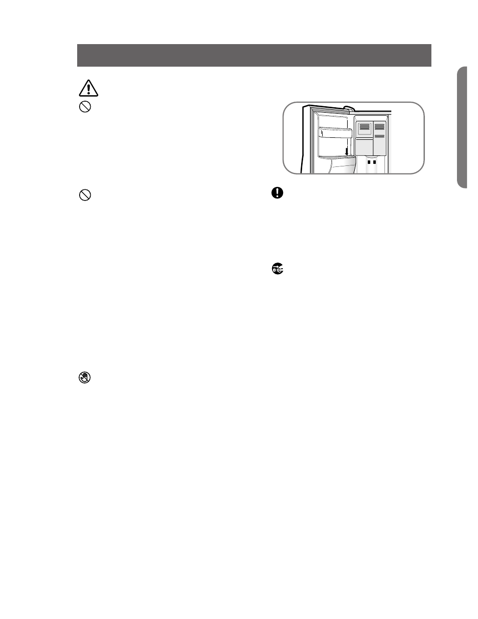 Safety warning signs | Samsung RS2555SW-XAC User Manual | Page 3 / 32