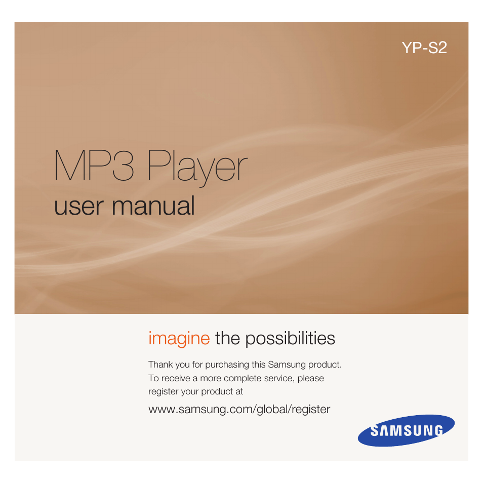 Samsung YP-S2ZB-XAA User Manual | 31 pages