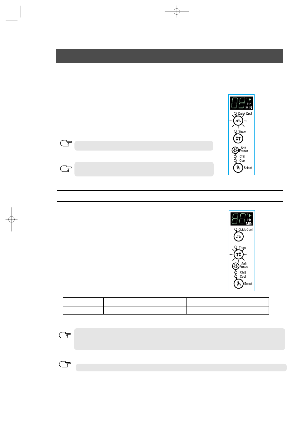 Coolselect zone, Drawer guide, Quick cool” button “thaw” button | Samsung RS2555SL-XAA User Manual | Page 12 / 32