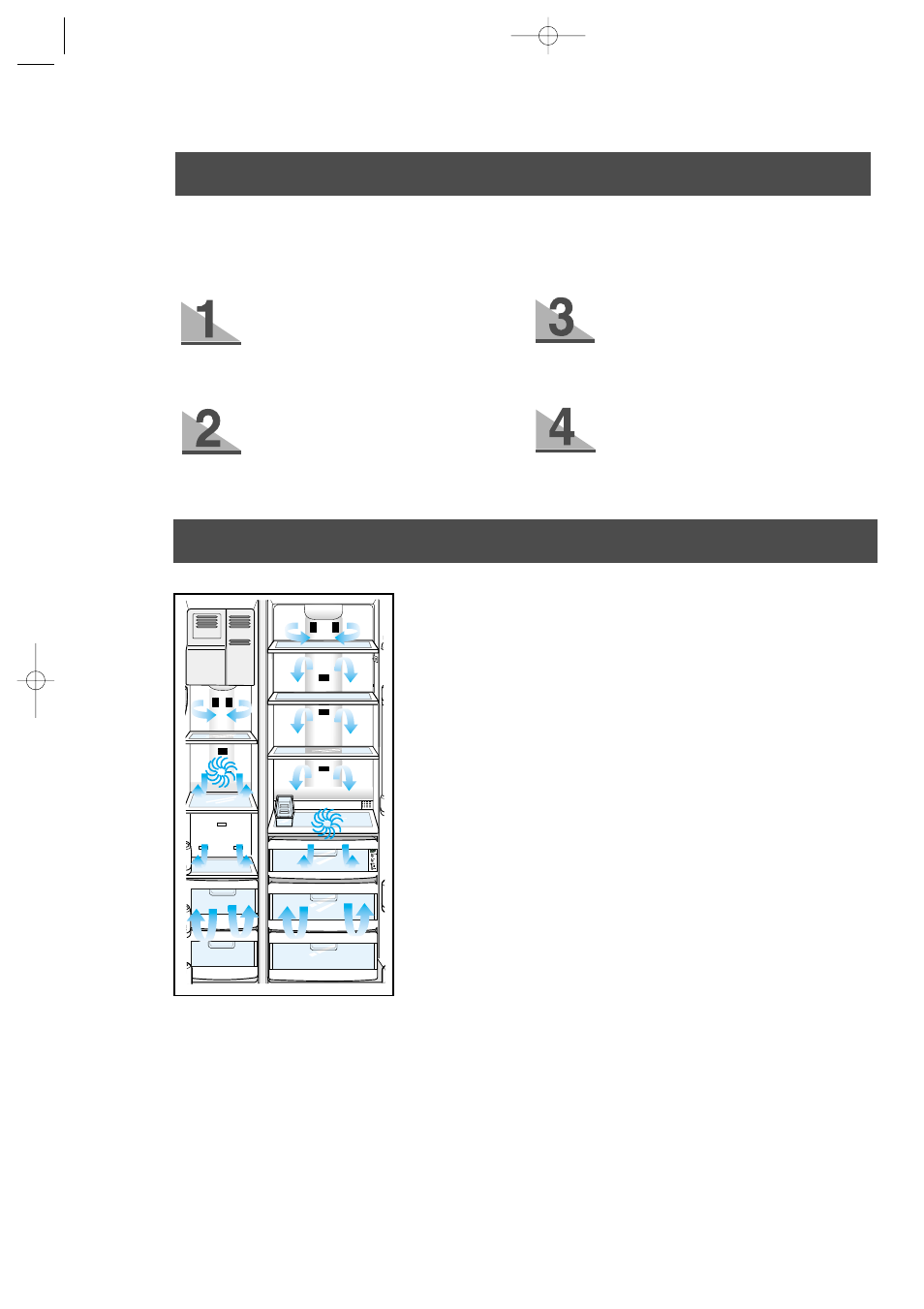 Major features, Setting up the refrigerator | Samsung RS2555SL-XAA User Manual | Page 4 / 32